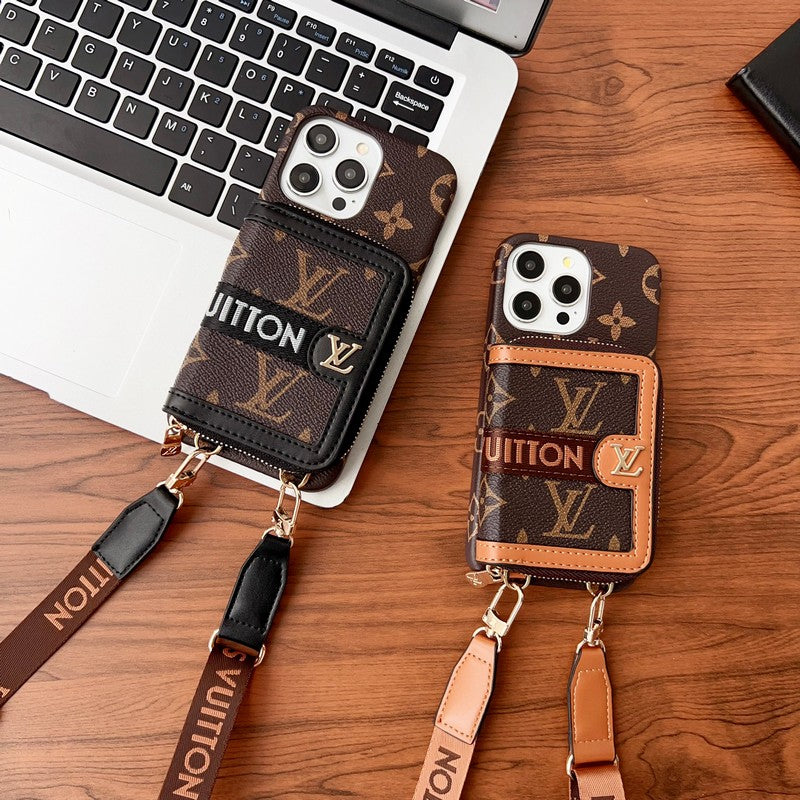 Lou GG Card Holder Chain iPhone Case mysite