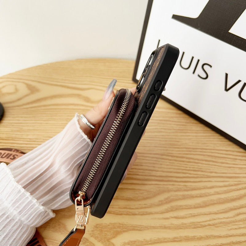 Lou GG Card Holder Chain iPhone Case mysite