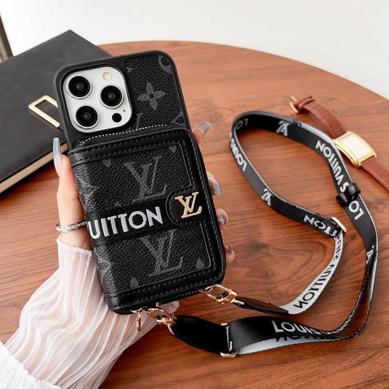 Lou GG Card Holder Chain iPhone Case mysite