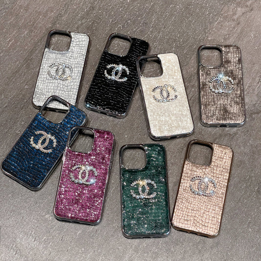 CC Crocodile Leather Pattern iPhone Case mysite