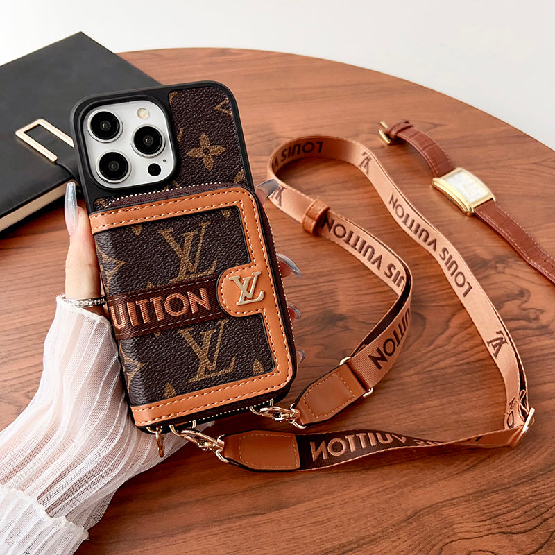 Lou GG Card Holder Chain iPhone Case mysite