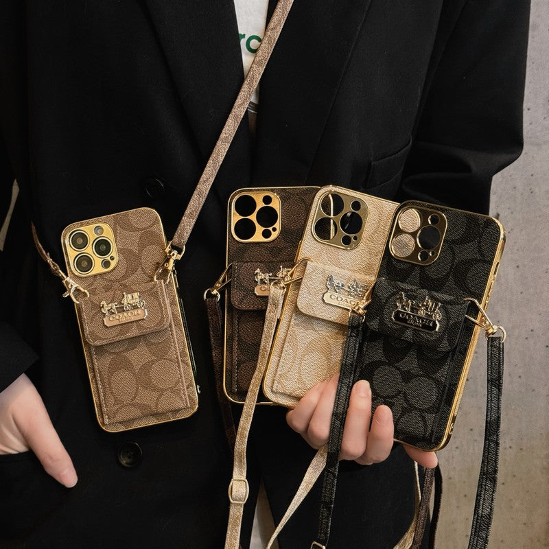 Coa Card Bag Leather Chain iPhone Case mysite
