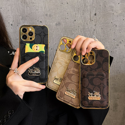 Coa Card Bag Leather iPhone Case mysite