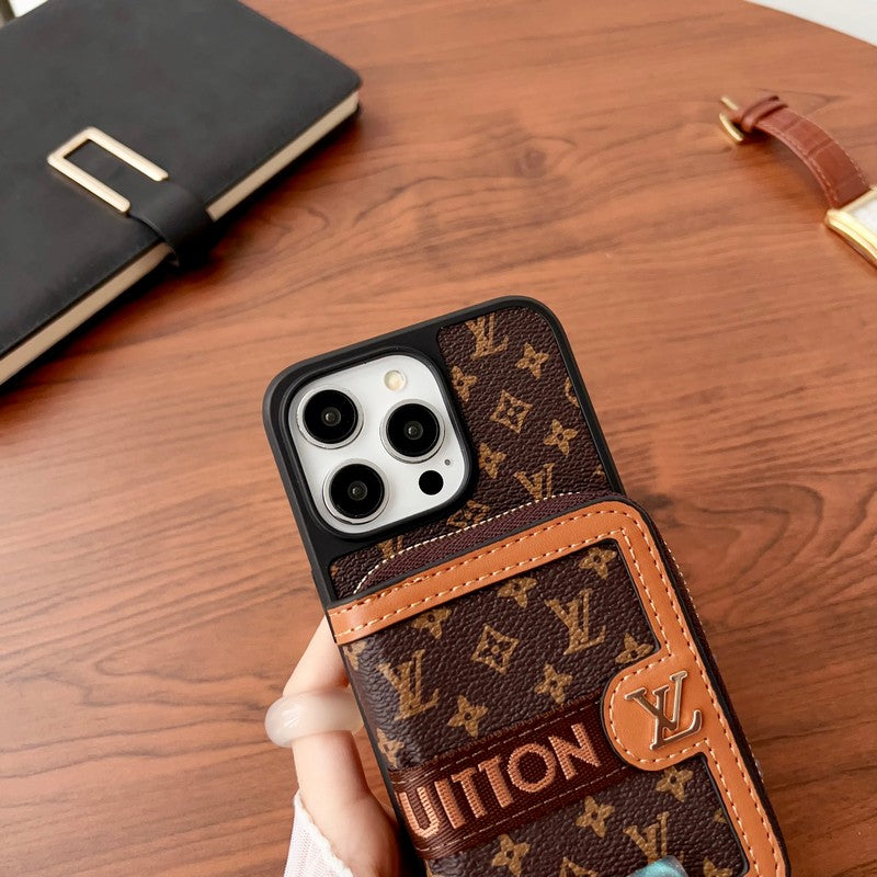Lou GG Card Holder Chain iPhone Case mysite