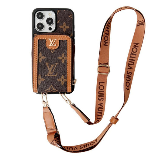 Lou GG Card Holder Chain iPhone Case mysite