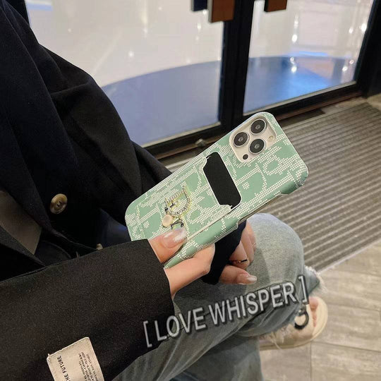 Fashion Lady Case with Card Holder for iPhones mysite