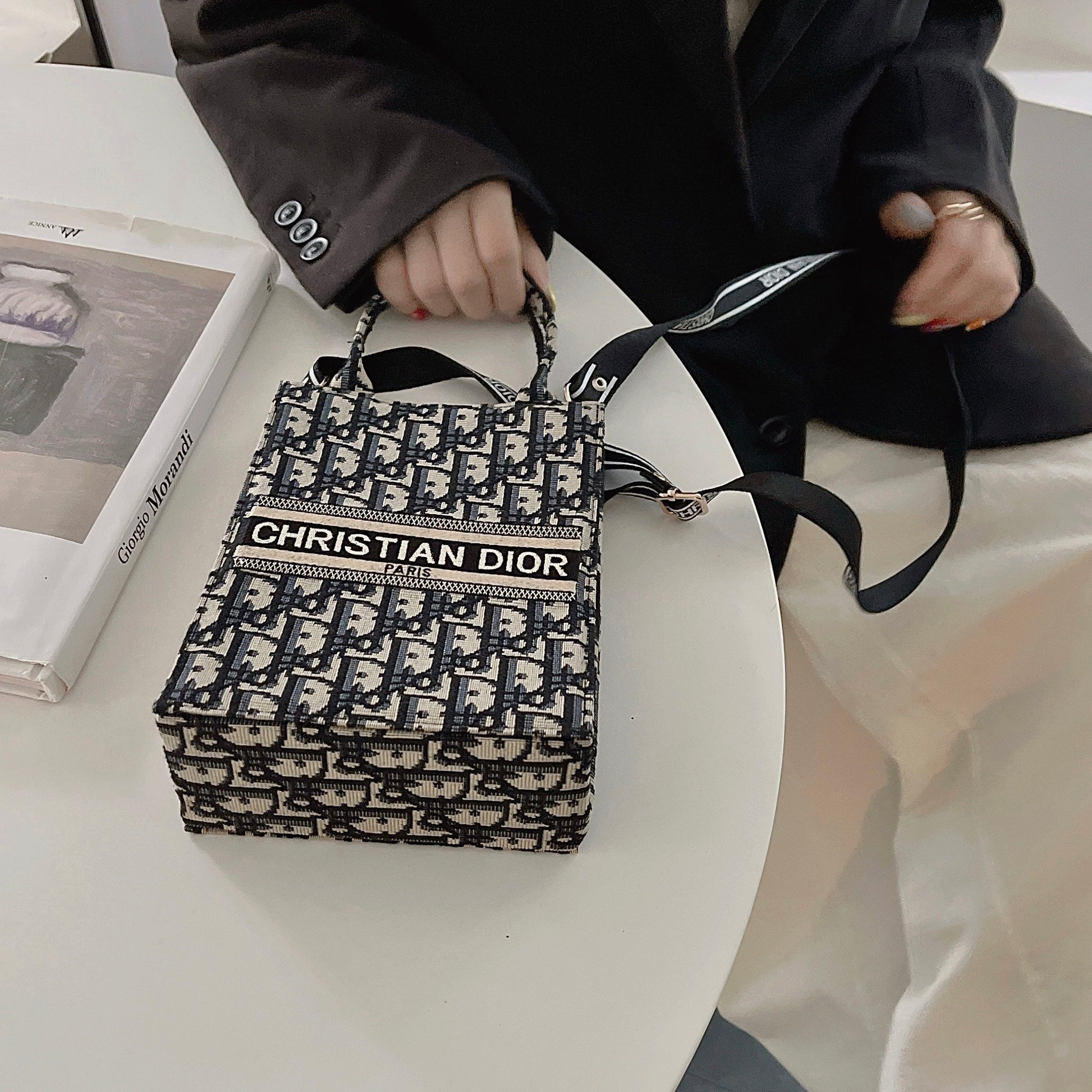 Luxe Texture Leather Handbag  009 mysite