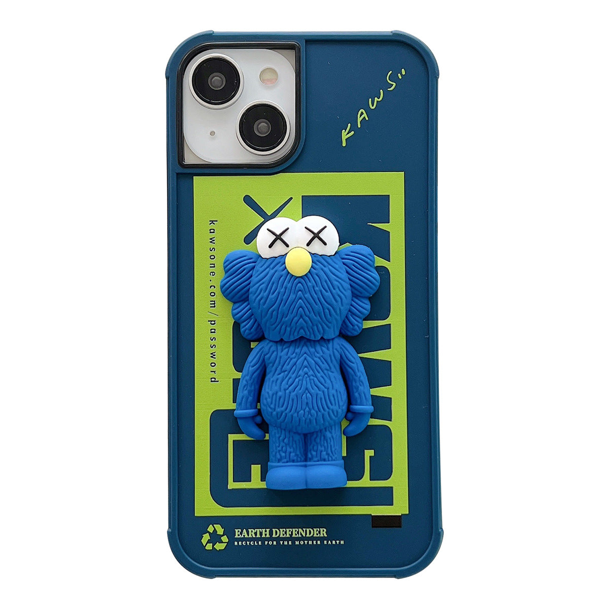 Standing Doll x Blue x Green iPhone Case mysite