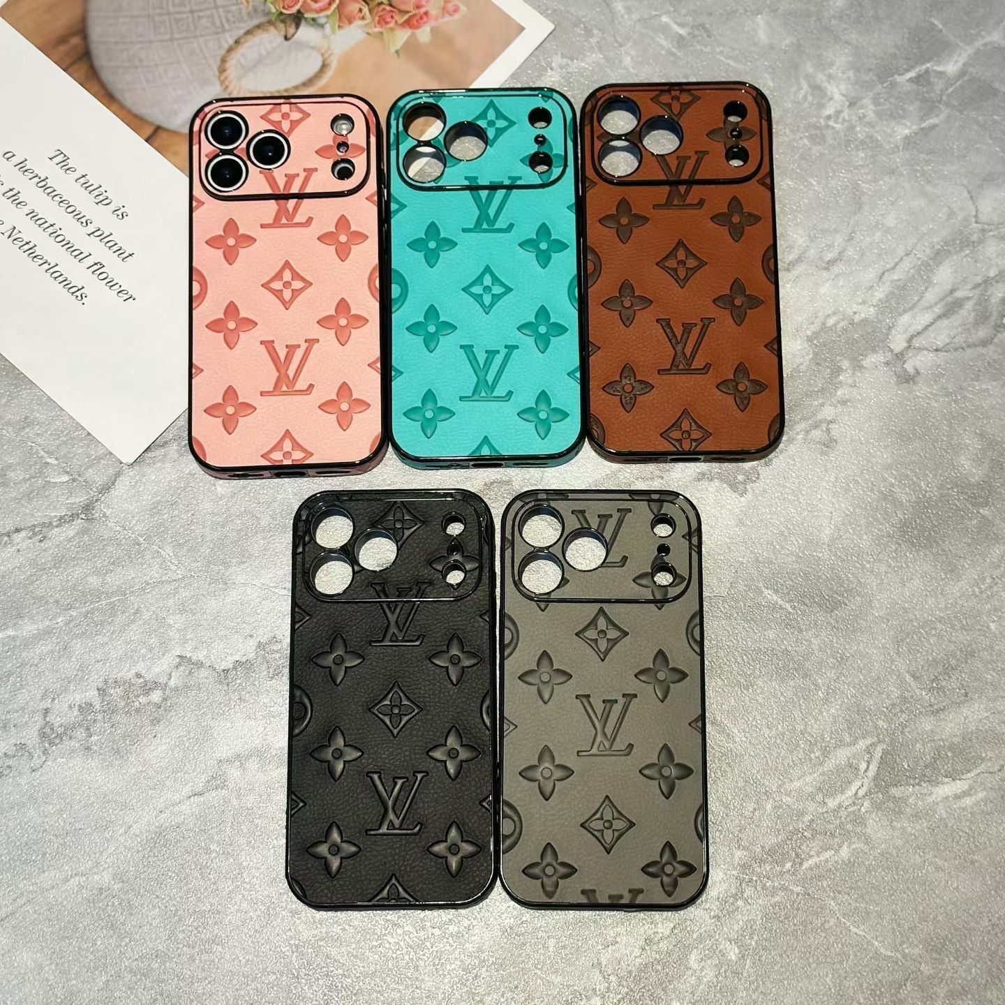 Lv Luxury Phone Case For iPhone 17/ 16 / 15 / 14s mysite