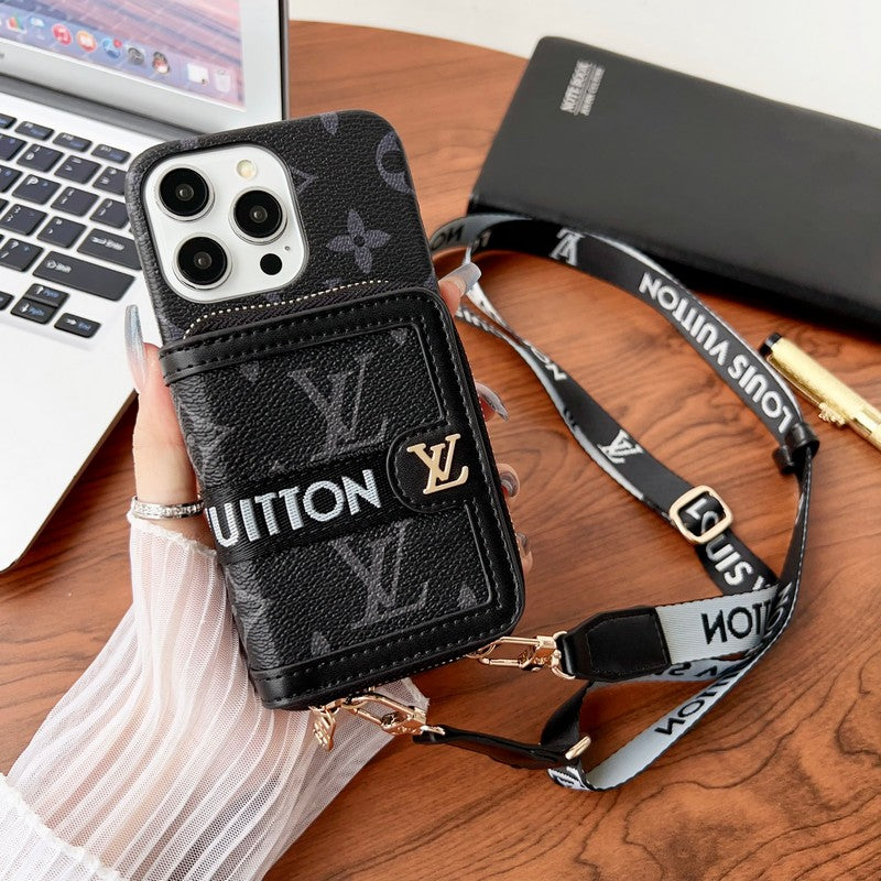 Lou GG Card Holder Chain iPhone Case mysite