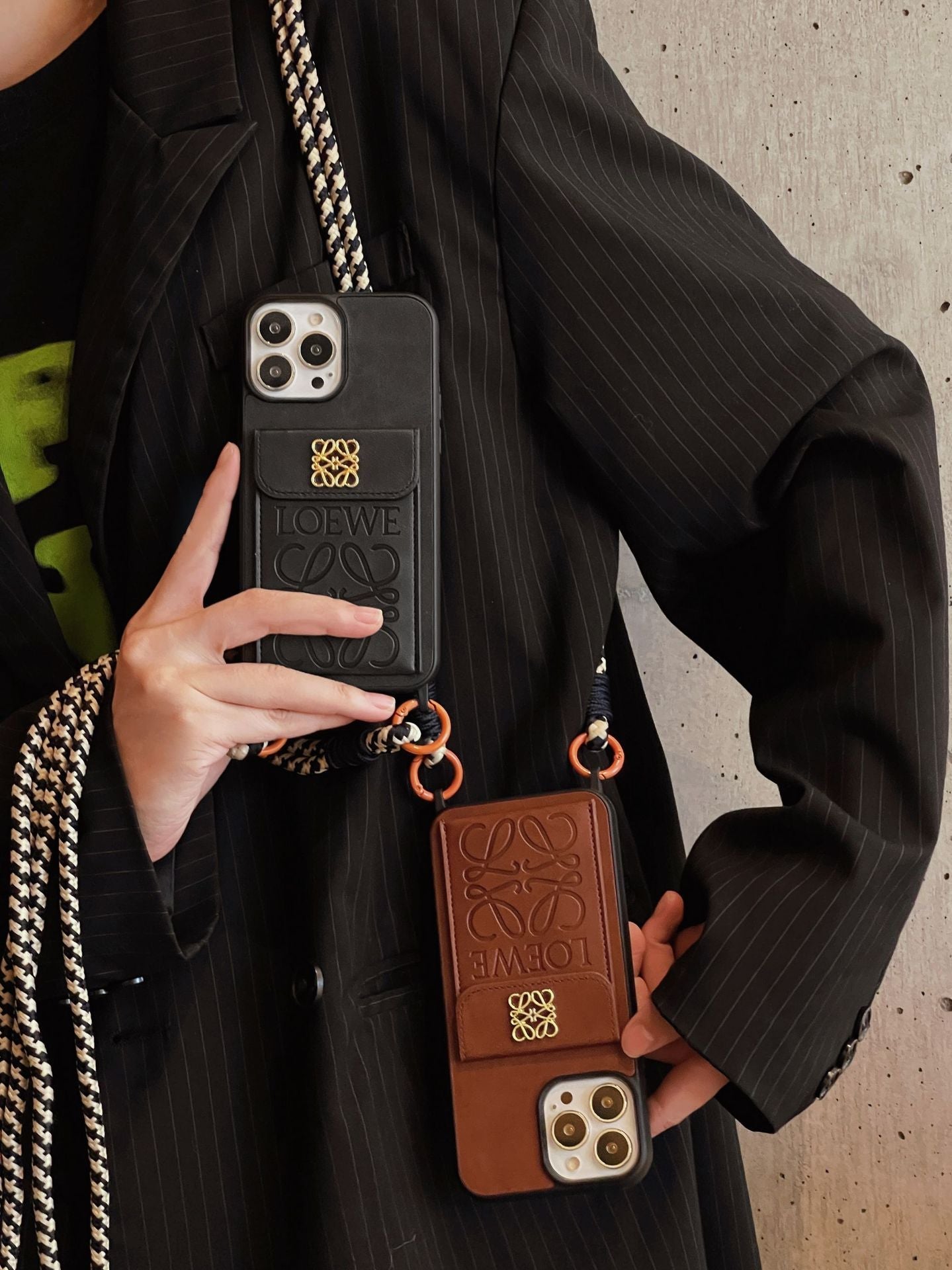 Loe Card Holder Leather iPhone Case mysite