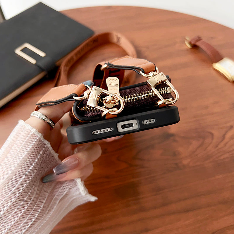 Lou GG Card Holder Chain iPhone Case mysite