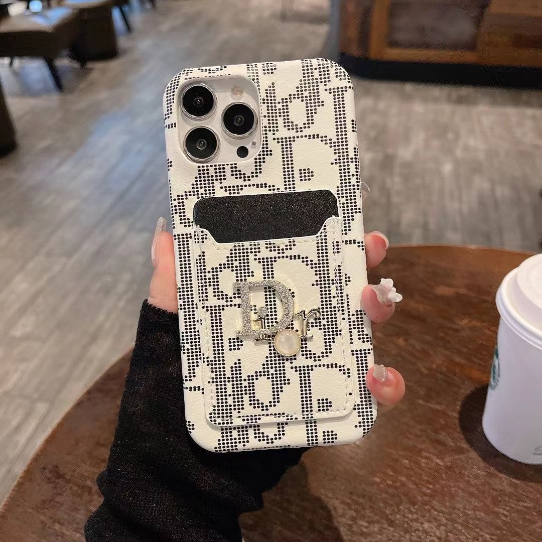 Fashion Lady Case with Card Holder for iPhones mysite