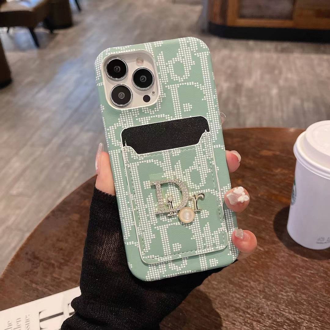 Fashion Lady Case with Card Holder for iPhones mysite