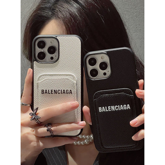BB Card Holder Leather iPhone Case mysite