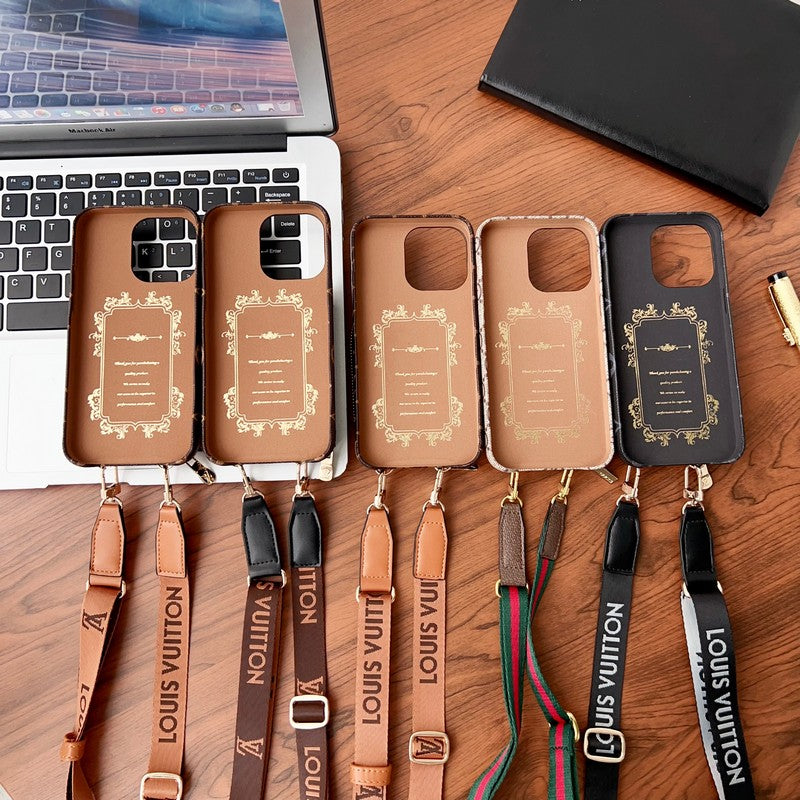 Lou GG Card Holder Chain iPhone Case mysite