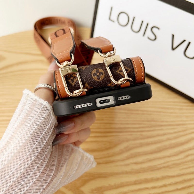 Lou GG Card Holder Chain iPhone Case mysite