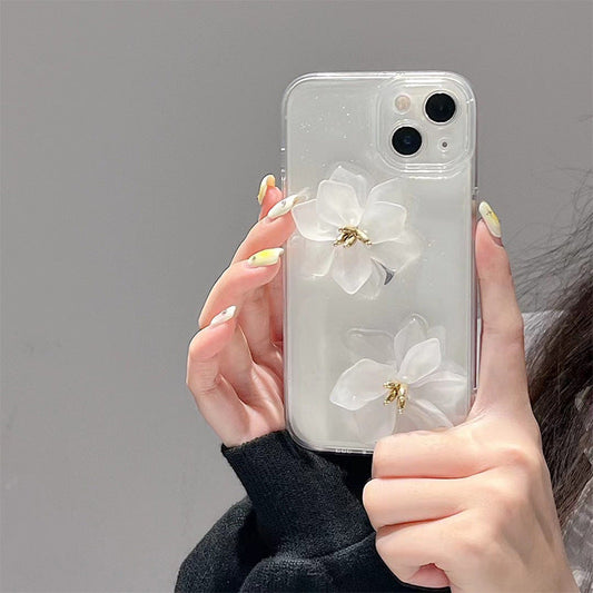 High-end Stereoscopic Flowers iPhone Case mysite