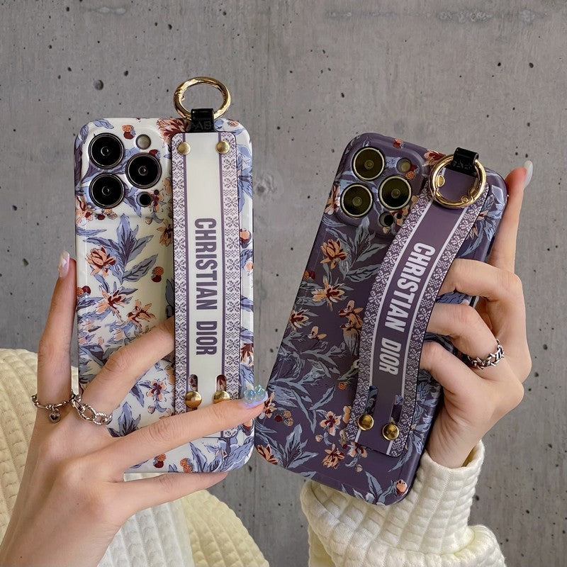 CD Purple & White Wristband iPhone Case mysite