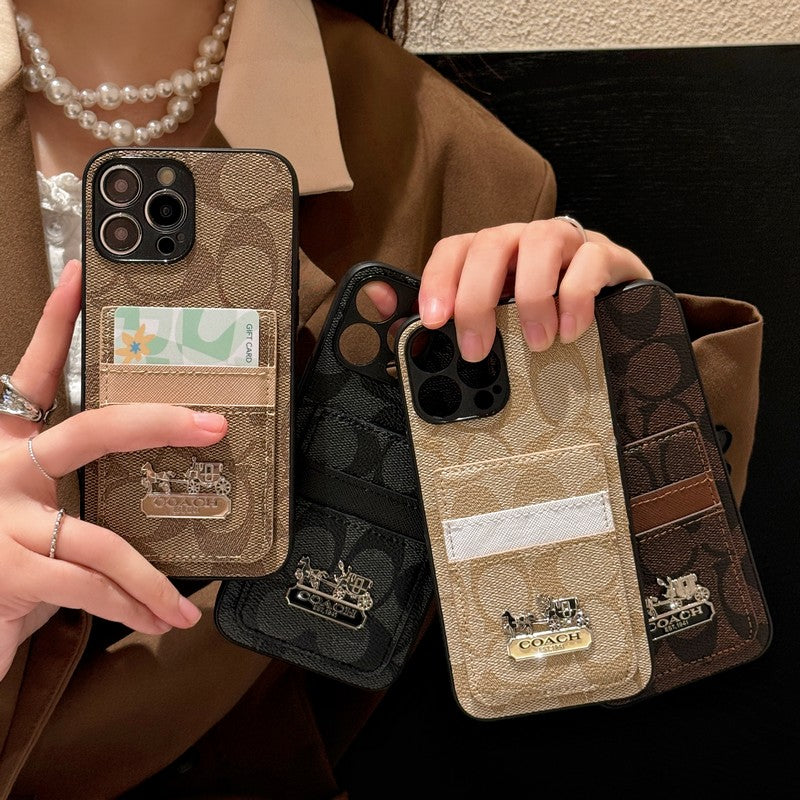 Coa Card Bag Leather iPhone Case mysite