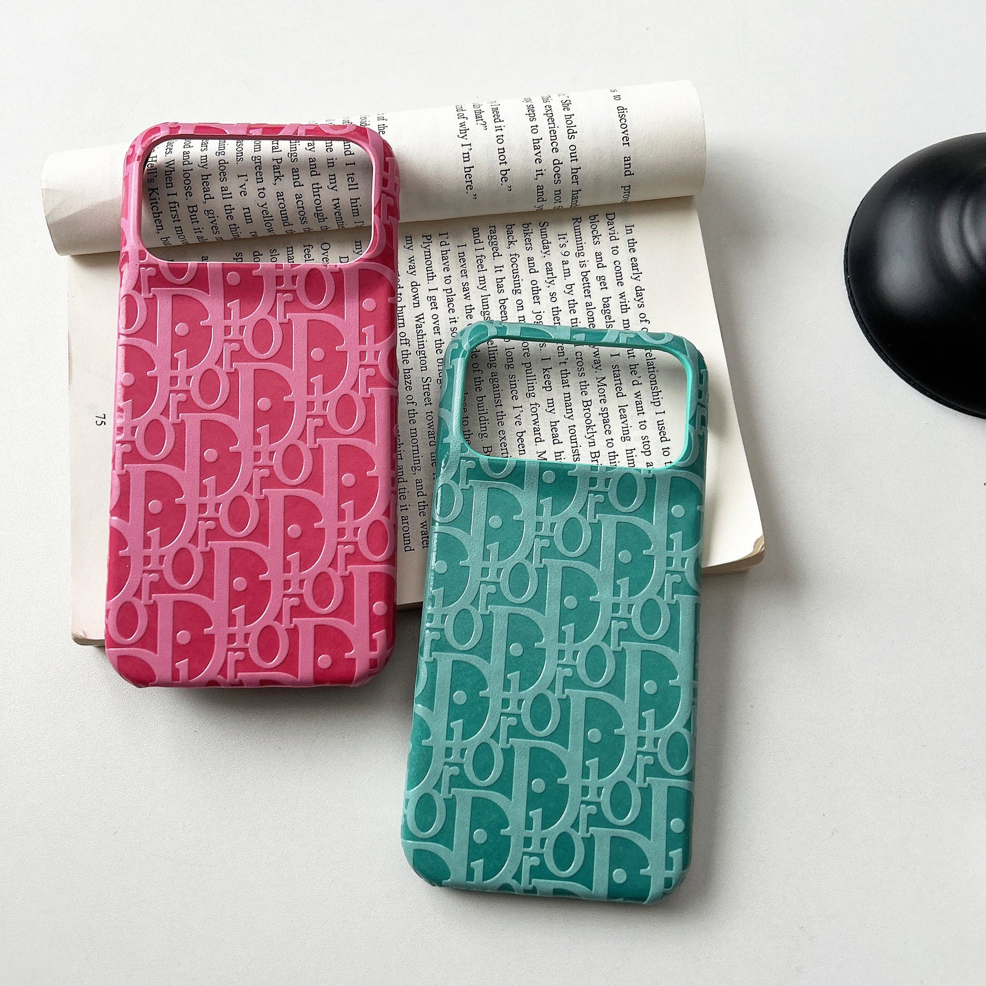 Lux Leather Dior Phone Case For iPhone 17 / 16 / 15 / 14s mysite