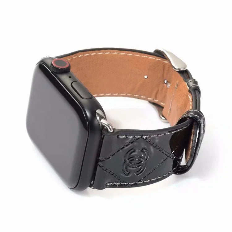 GLOSSY LEATHER APPLE WATCH BAND mysite