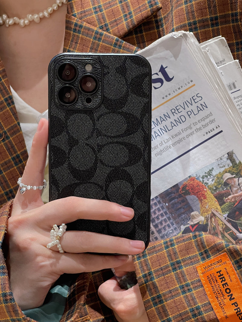 Coach iPhone Case  Black -QB240402 mysite