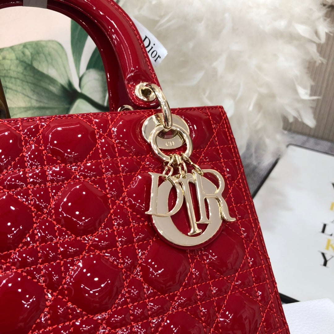 medium lady 24 red patent calfskin mysite