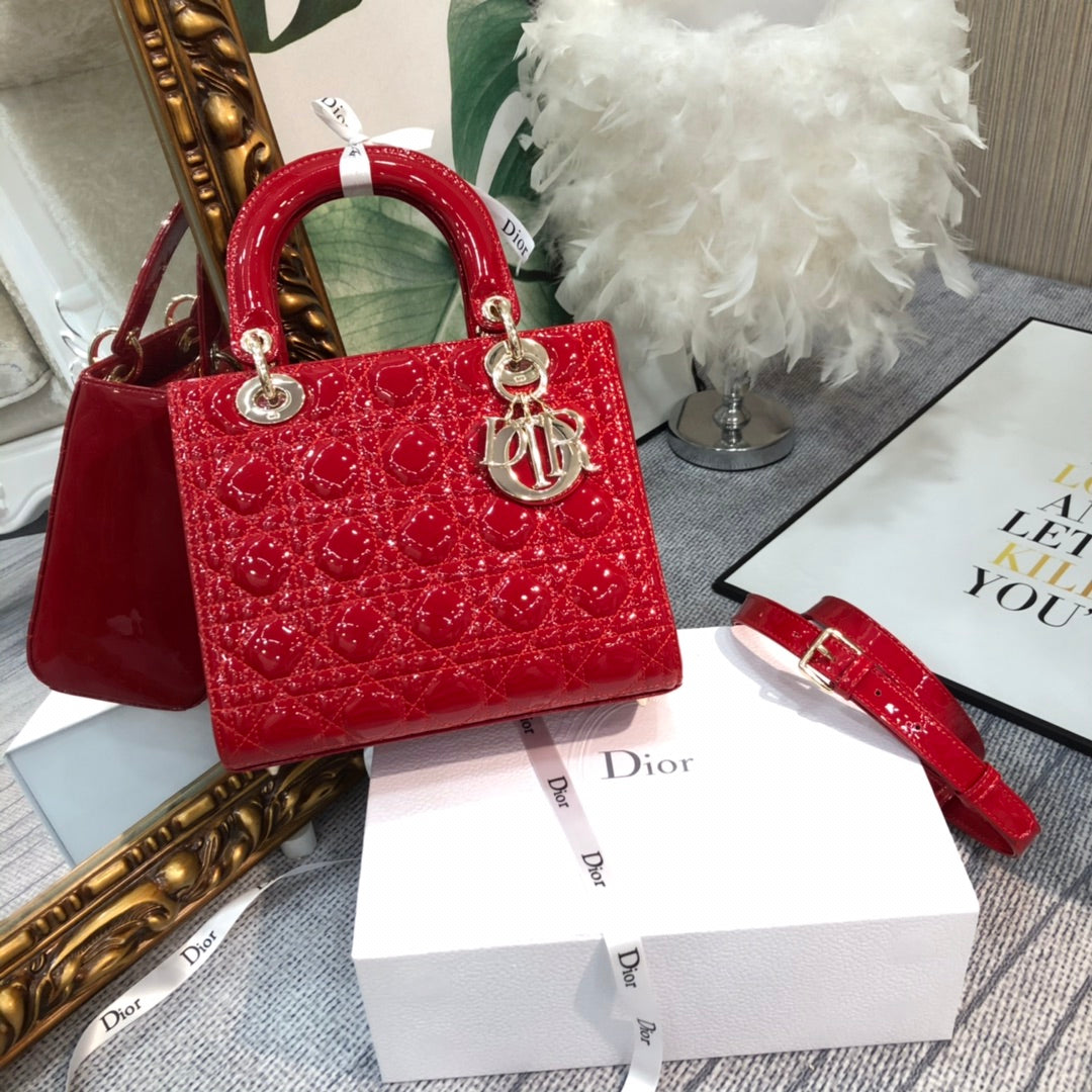 medium lady 24 red patent calfskin mysite