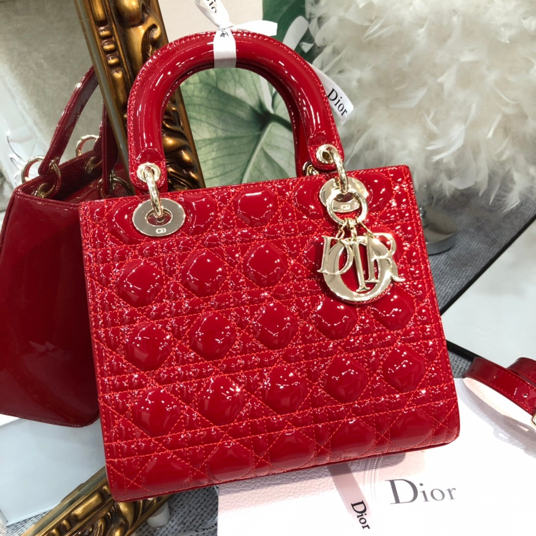 medium lady 24 red patent calfskin mysite