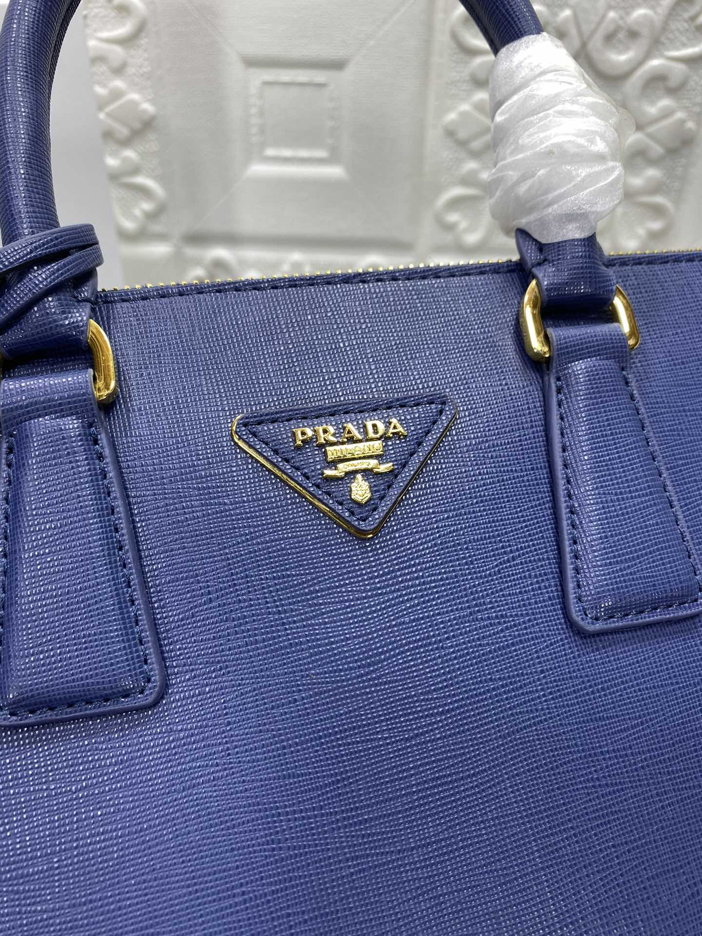 PRA GALLERIA 32 BAG IN NAVY BLUE SAFFIANO LEATHER mysite