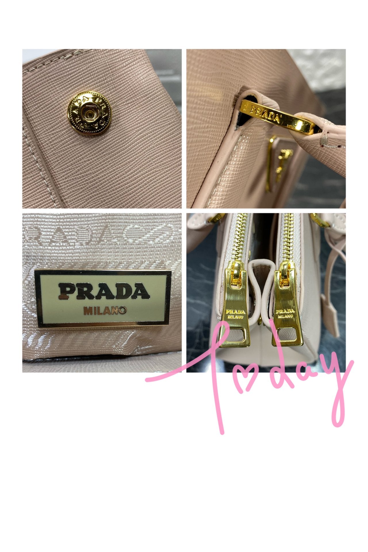 PRA GALLERIA 32 BAG IN BEIGE SAFFIANO LEATHER mysite