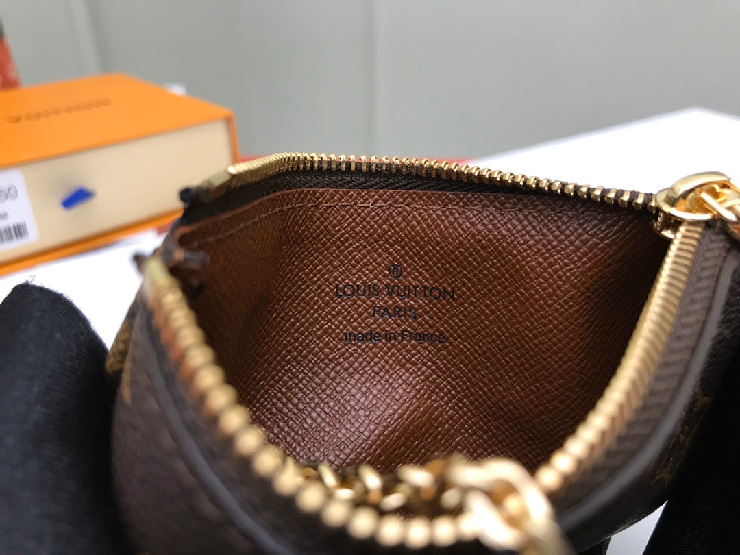 LV KEY POUCH 12 BROWN MONOGRAM CANVAS mysite