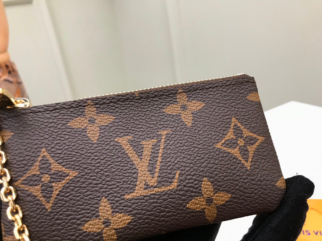 LV KEY POUCH 12 BROWN MONOGRAM CANVAS mysite