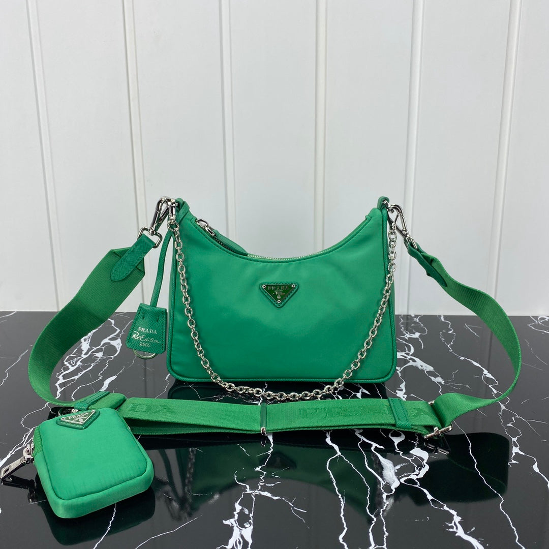 PRA HOBO 22 BAG IN COOL GREEN RE-NYLON mysite