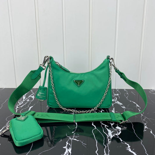 PRA HOBO 22 BAG IN COOL GREEN RE-NYLON mysite
