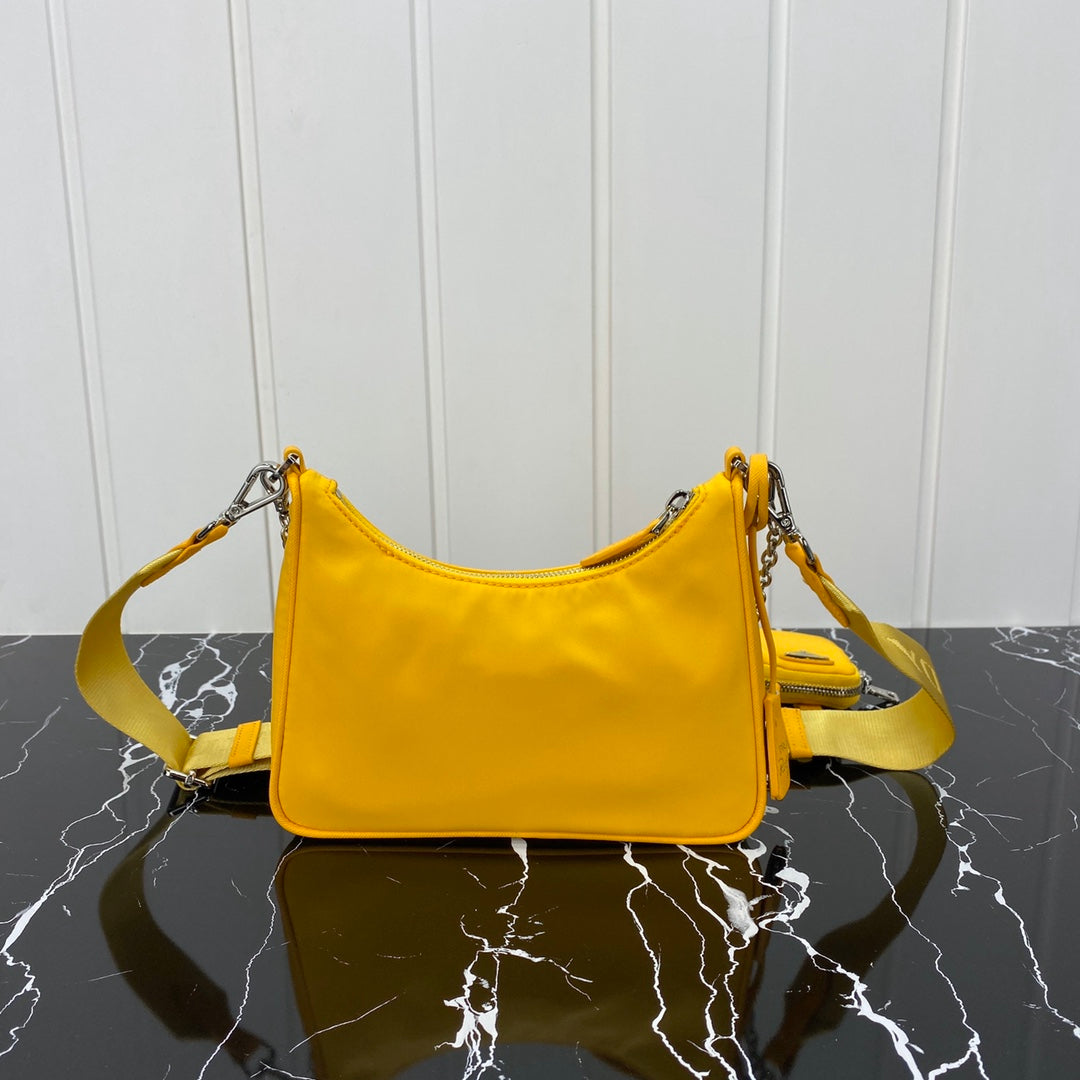 PRA HOBO 22 BAG IN AMBER YELLOW RE-NYLON mysite