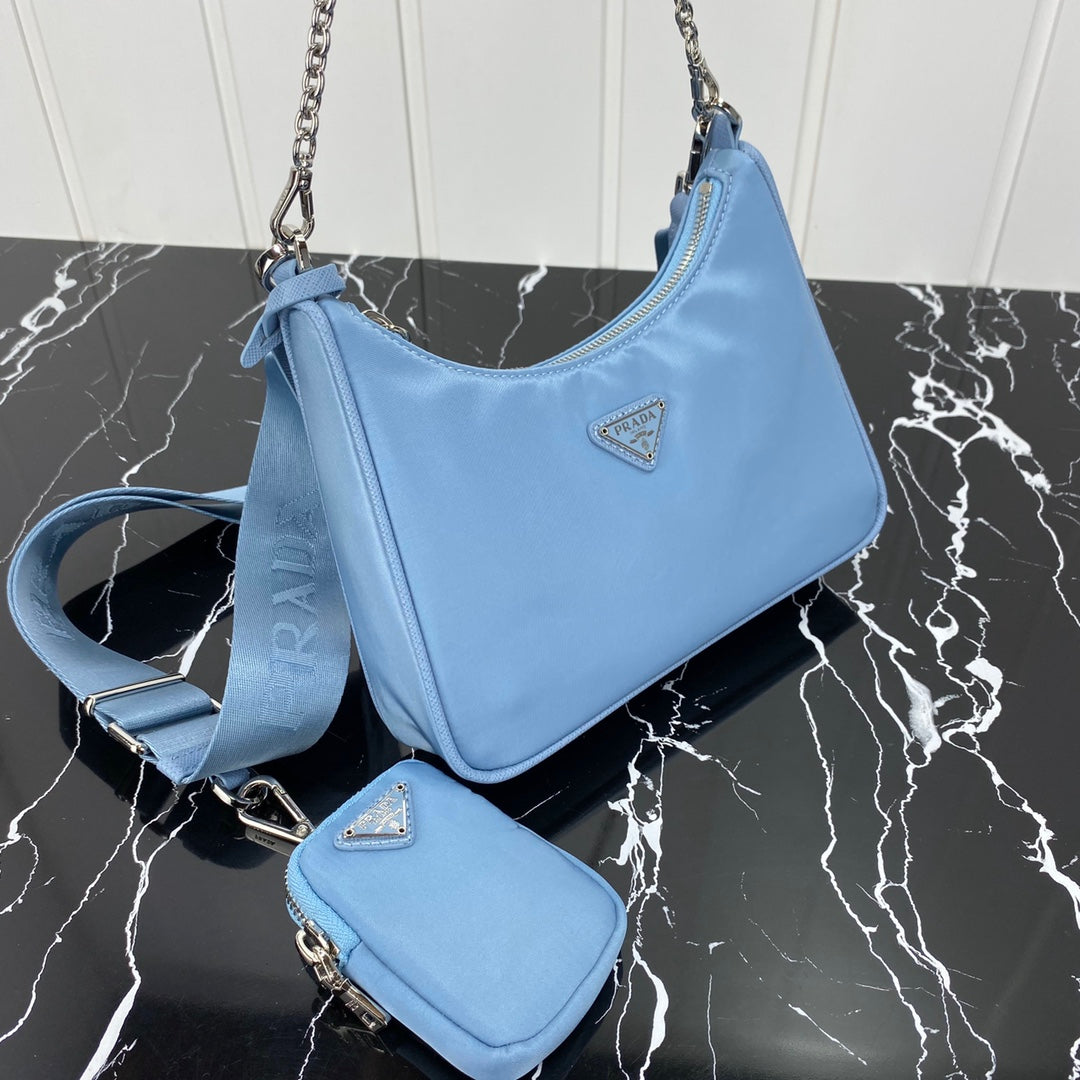 PRA HOBO 22 BAG IN CERULEAN BLUE RE-NYLON mysite