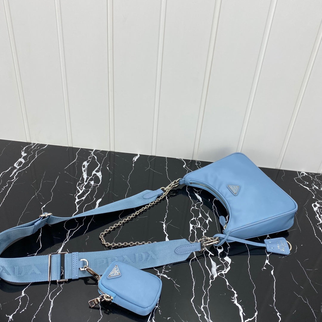 PRA HOBO 22 BAG IN CERULEAN BLUE RE-NYLON mysite