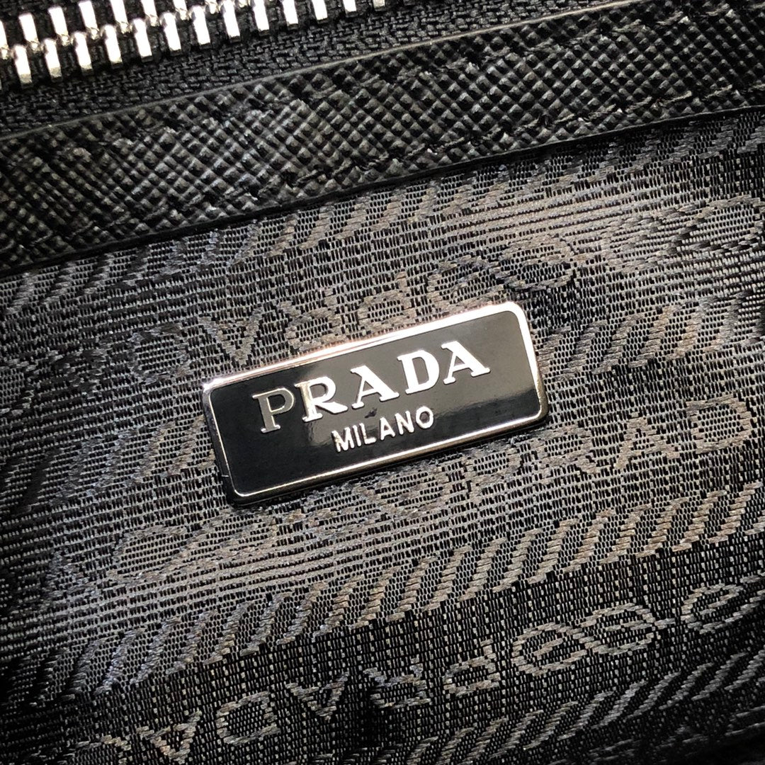 PRA MINI 23 BAG IN BLACK SAFFIANO LEATHER mysite