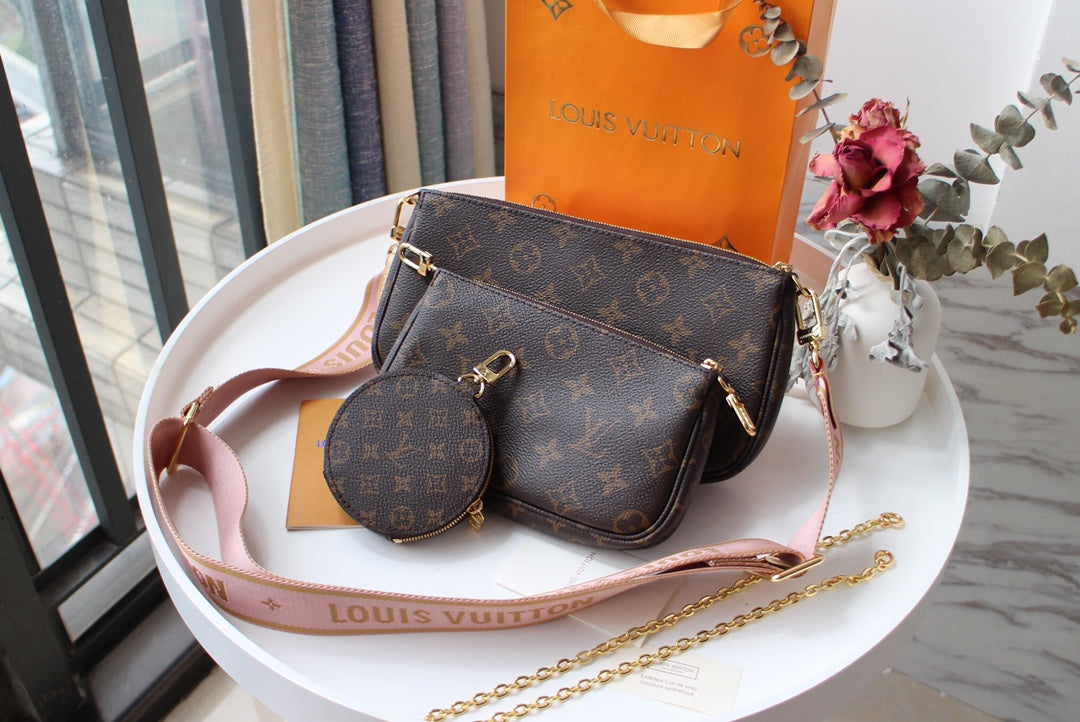 LV Multi Pochette Accessoires Monogram Canvas Cowhide GHW mysite