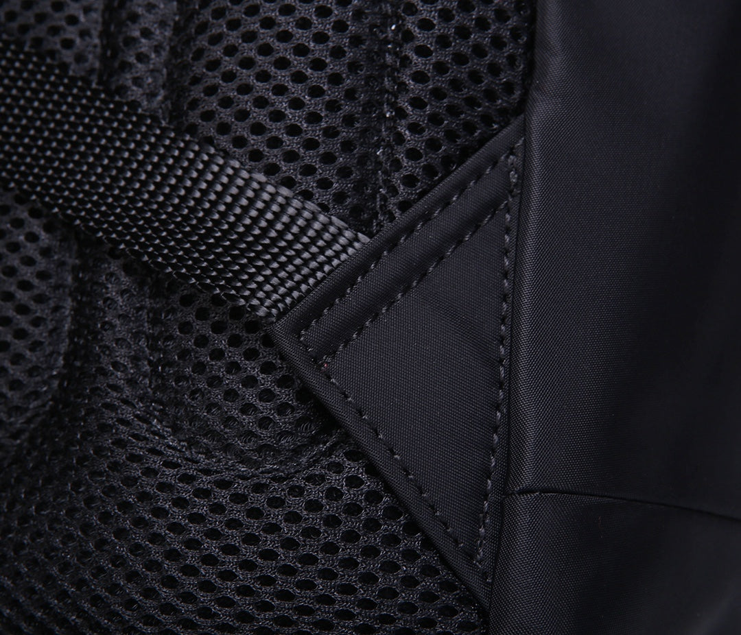 PRA BACKPACK 39 IN BLACK RE-NYLON AND SAFFIANO LEATHER mysite