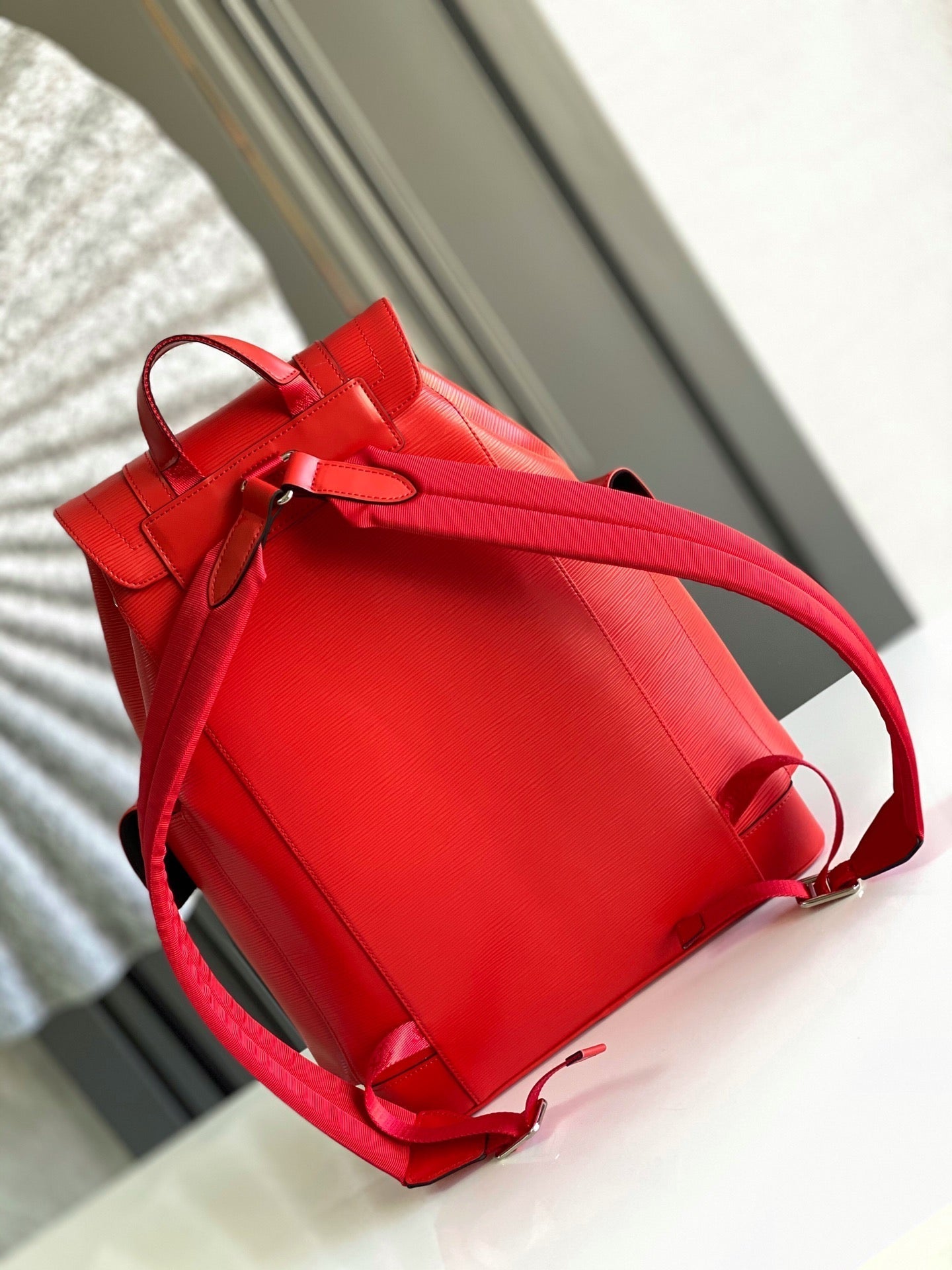 LV x SUPREME CHRISTOPHER SMALL BACKPACK 47 IN RED EPI CALFSKIN mysite