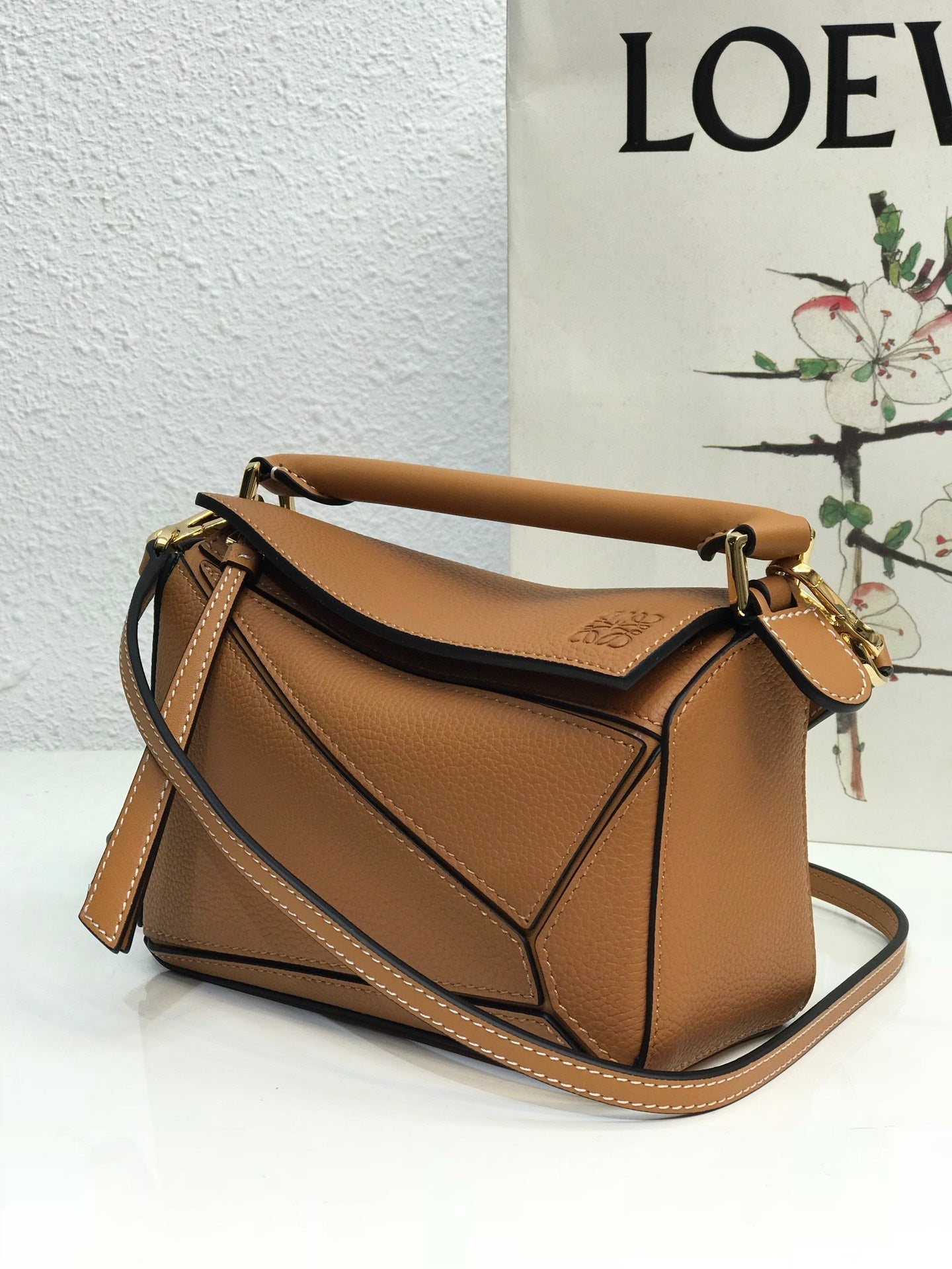 LOE MINI 18 PUZZLE BAG IN WARM DESERT CALFSKIN mysite