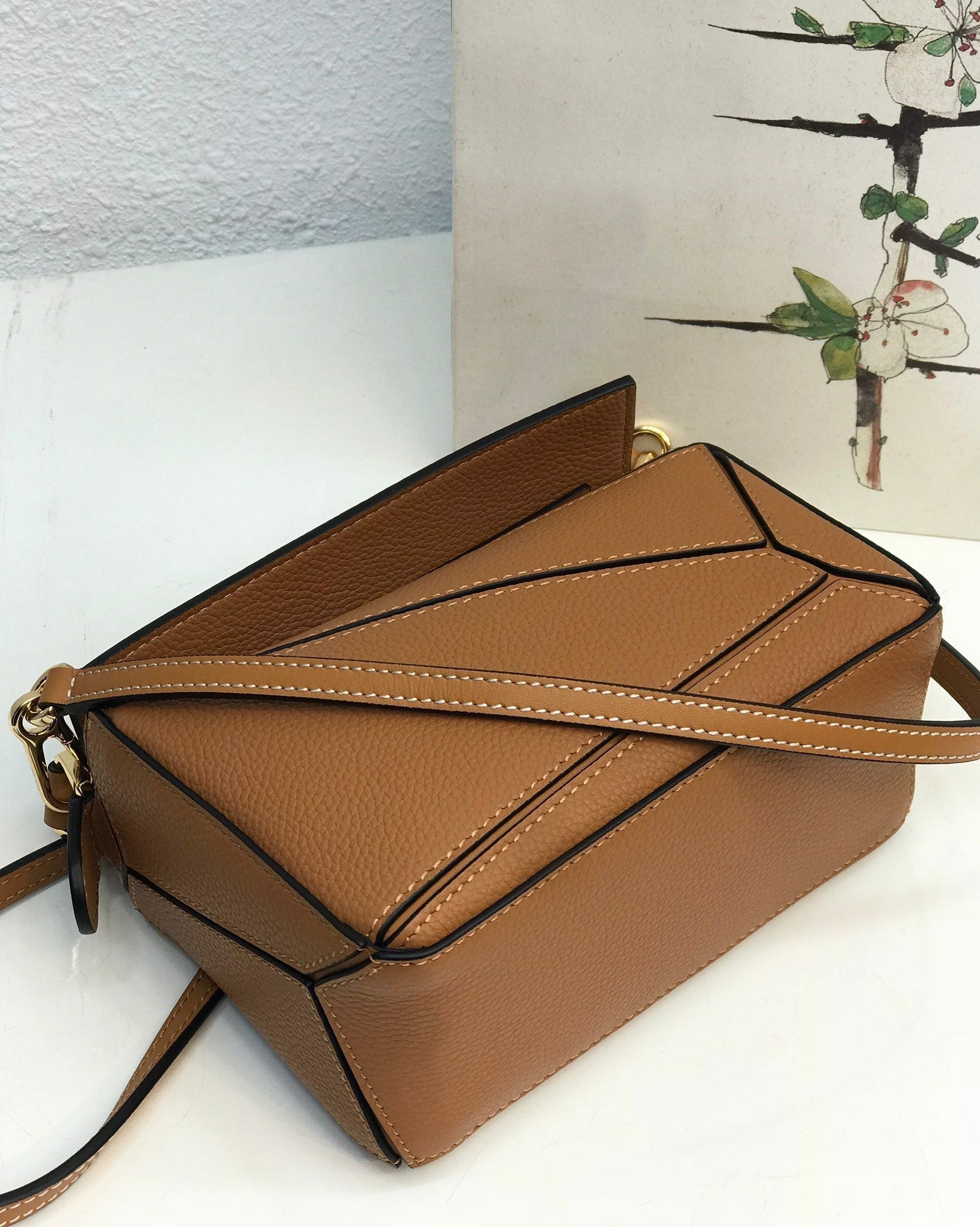 LOE MINI 18 PUZZLE BAG IN WARM DESERT CALFSKIN mysite