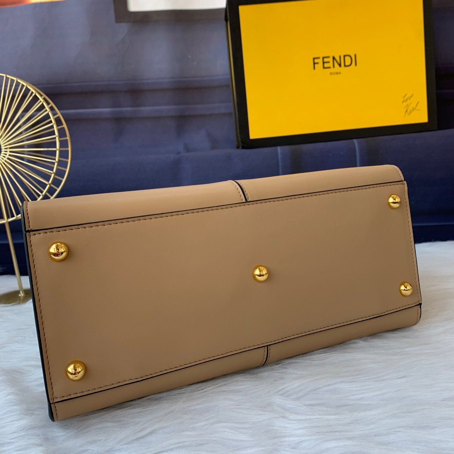 Peekaboo X-lite medium 30cm Bag light brown lambskin gold hardware mysite