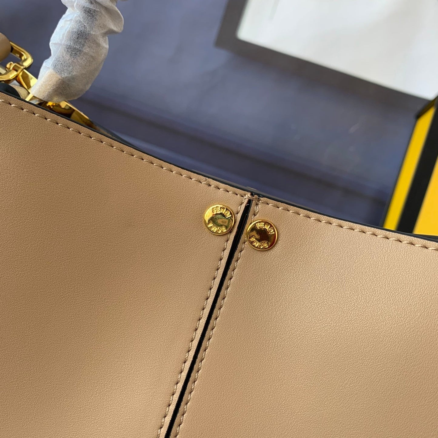 Peekaboo X-lite medium 30cm Bag light brown lambskin gold hardware mysite