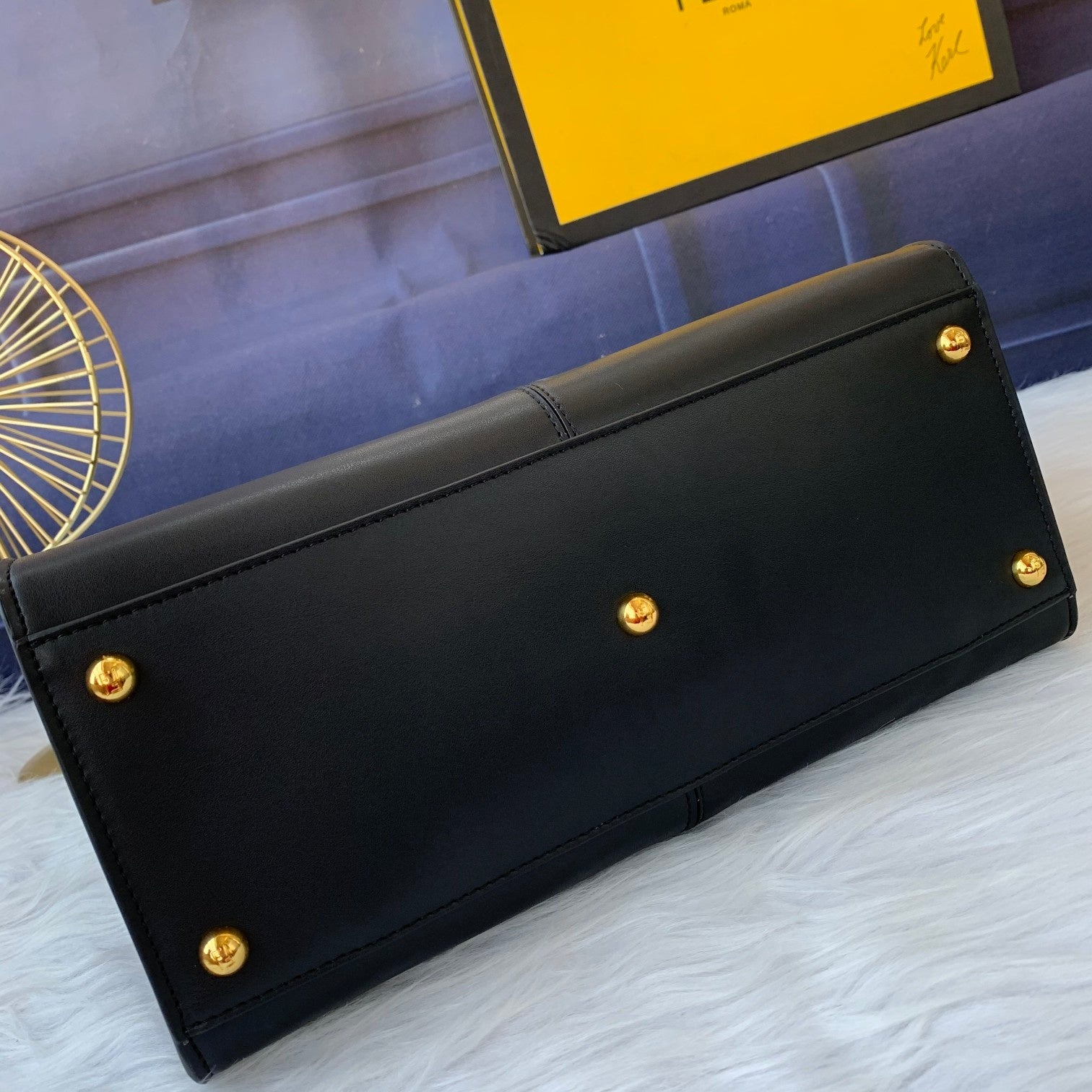 Peekaboo X-lite medium 30cm Bag black lambskin gold hardware mysite