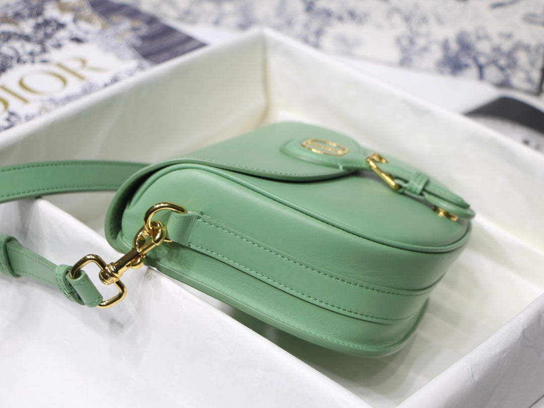 MEDIUM CD BOBBY 22CM BLUE GREEN CALFSKIN GOLD HARDWARE mysite