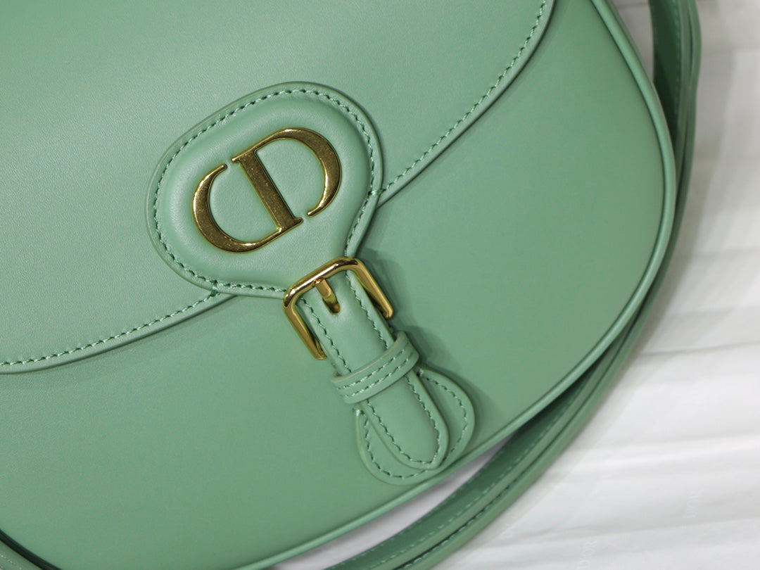 MEDIUM CD BOBBY 22CM BLUE GREEN CALFSKIN GOLD HARDWARE mysite